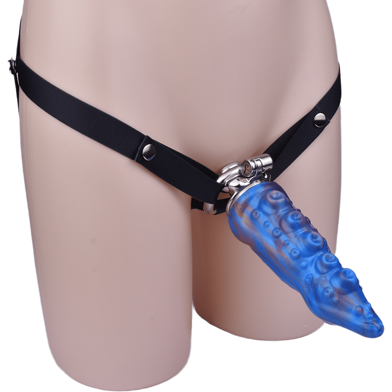 FRRK-3267 Strapon P009 blue dildo