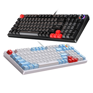 SAMA Custom <strong>Function</strong> Knob Mechanical Wired Gaming <strong>Keyboard</strong> Blue Switch Axis Multimedia Compatible Ergonomics <strong>Keyboards</strong> - Product Image 3