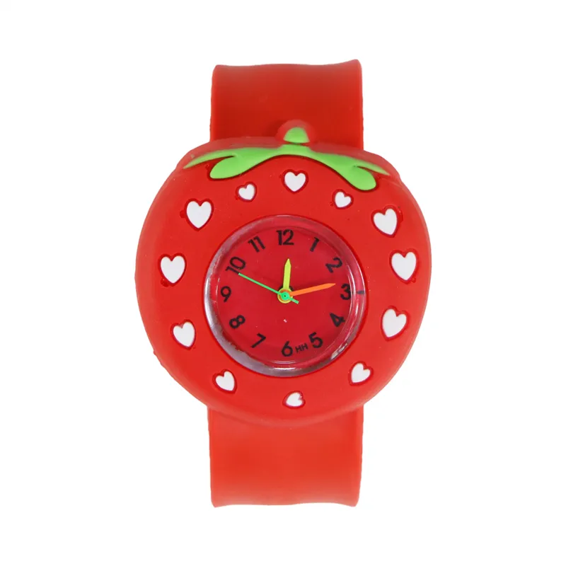 2023 New Baby Watch 3D Cartoon Animals Kids Relógios Presente de Aniversário 1-15 Anos de Idade Menina Menino Crianças Tempo de Estudo Relógio de Brinquedo Relógio