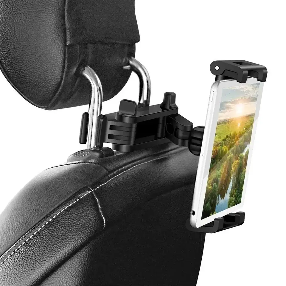 2024 Hete Verkoop Hoofdsteun Auto Telefoonhouder Mount Auto Mount Achterbank Mobiele Telefoon Houder Auto Hoofdsteun Tablet Houder