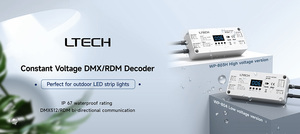 LTECH <strong>DMX512</strong>/RDM CV Waterproof 4 Channel 5A <strong>Output</strong> 0-100% Dimming <strong>LED</strong> RGBW <strong>Decoder</strong> with Digital Display and Buttons - Product Image 3