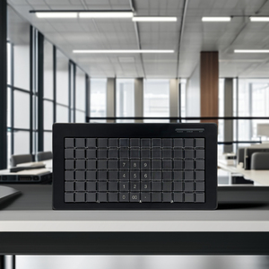 Hot Selling 78-<strong>Keys</strong> USB <strong>Programmable</strong> POS System Keyboard Customizable Cashier Keyboard With Card Reader - Product Image 1
