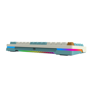 <strong>Custom</strong> 63-Keys RGB Mechanical Gaming <strong>Keyboard</strong> Tri-mode USB Interface Fashion Plastic Hot Swap RGB Mechanical <strong>Keyboard</strong> - Product Image 5