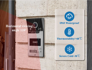 Precio de fábrica Sistema de videoportero con pantalla de 7 pulgadas con cámara gran angular Videoportero para Villa - Product Image 3