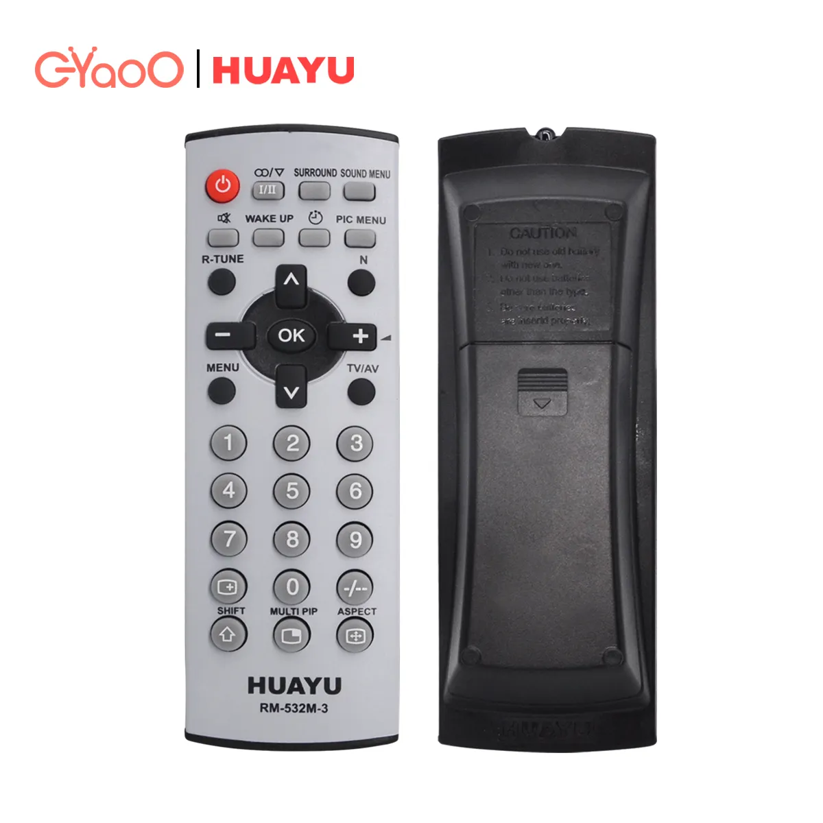 HUAYU RM-532M gris reemplazo Universal de Control remoto de TV para Panasonic inteligente CRT TV Color