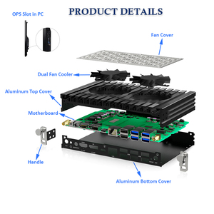 การแสดงผลแบบโต้ตอบสำหรับ DDR4แรมโมดูลพีซี8GB 16GB mSATA SSD 128GB 256GB อุตสาหกรรม OPS คอมพิวเตอร์เพื่อการศึกษา - Product Image 4