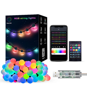 Bluetooth-Licht Außen Innen farbe LED-Lichterketten mit Remote-Bluetooth-App-Steuerung Twinkle Starry Led String Lights Bulb - Product Image 1