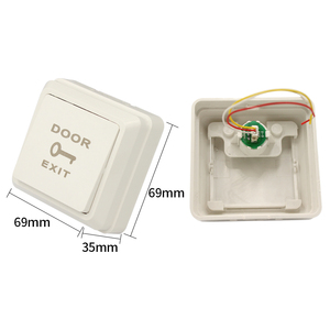 <strong>Exit</strong> <strong>Push</strong> <strong>Button</strong> Durable Quality Mini Plastic Door Switch <strong>Exit</strong> <strong>Push</strong> <strong>Button</strong> Access Control System Opener <strong>Button</strong> M3D PM5 - Product Image 5