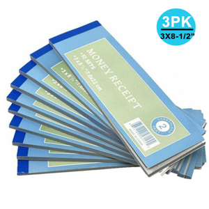 <strong>Custom</strong> <strong>Receipt</strong> Books 2 Part Carbonless 10 Pack <strong>Rent</strong> <strong>Receipt</strong> Book with Carbon Copy Duplicate 2 Parts 50 Sets Size: 8&quot; X 2.75&quot; - Product Image 4