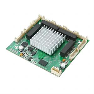 Gigabit modulo Switch di rete industriale per Switch Ethernet gestito da 8 porte per l'industria aziendale 2/4/6/8 porta ethernet switch pcb