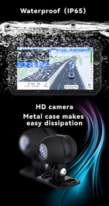 Yinzam MG100 5 inç Carplay Video kamera, IP65 su geçirmez 1080P WiFi Video kayıt GPS g-sensor ile dönebilir pil Dash kamera - Product Image 6
