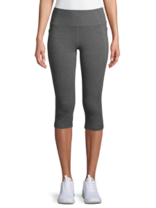 Yan cepler ile yüksek kaliteli atletik Yoga pantolon yüksek belli kadın tayt <span class=keywords><strong>Capris</strong></span>
