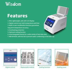 Bilgelik kompakt PCR kuru blok ısıtıcı 0-100 ° c ± 0.5 ° c hassas manyetik DNA/Protein araştırma ve akademik ve klinik laboratuarlar için - Product Image 2