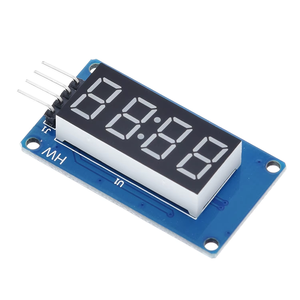 TM1637 LED-Anzeige modul für Arduino 7 Segment 4 Bits 0,36 Zoll Uhr RED Anode Digital Tube Four Serial Driver Board Pack