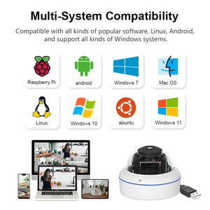 8MP Imx415 USB <strong>Camera</strong> 3.5mm 90Degree Distortionless 4K Face Recognition Outdoor Waterproof Dome CMOS <strong>Sensor</strong> - Product Image 5