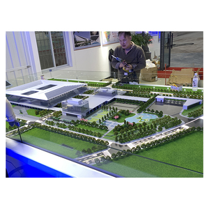 Modelo de escala arquitectónica personalizada que hace el modelo de edificio de oficinas 3D de garantía de un año - Product Image 1
