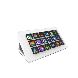 Visual Stream Deck <strong>Keyboard</strong> <strong>Lcd</strong> Button 15 Keys Live Content Creation <strong>Controller</strong> Custom Button for Windows/Macos/Audroid/Ios Gift - Product Image 1