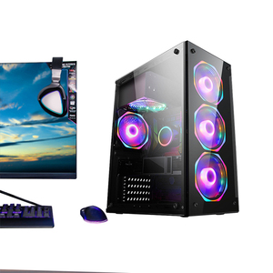 工場OEMカスタムコンピューターPCケースゲームCPUケースゲーミングATXマザーボード (RGBファンキャビネット付き) カラフルなPCシャーシタワークーラー - Product Image 2