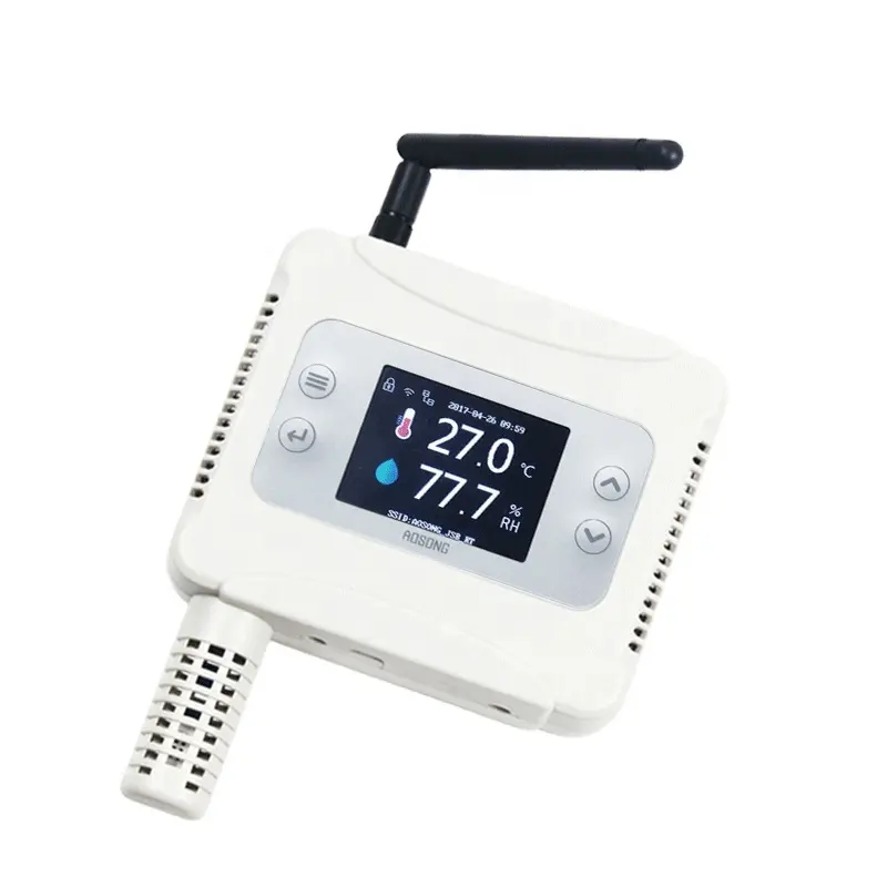 WIFI Real Time Monitoring Temperature Sensor Thermometer Hygrometer Modbus Temperature Humidity Transmitter Recorder