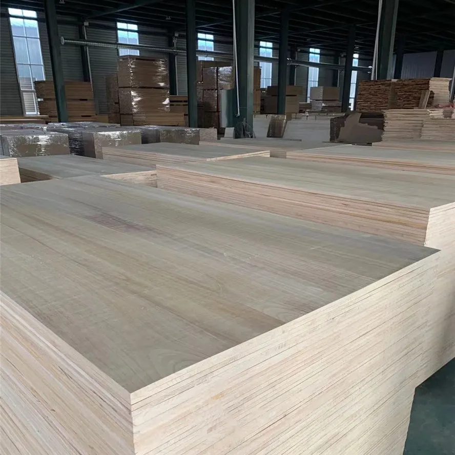 JiuHeng-tablero de madera de Paulownia, madera sólida de fábrica