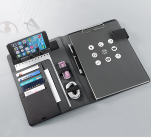 Business A4 Manager File Folder for <strong>Documents</strong> Conference Travel Padfolio with Elastic Cellphone Stand Rack <strong>Notebook</strong> - Product Image 1