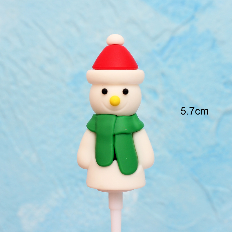 1 # en caoutchouc doux écharpe bonhomme de neige