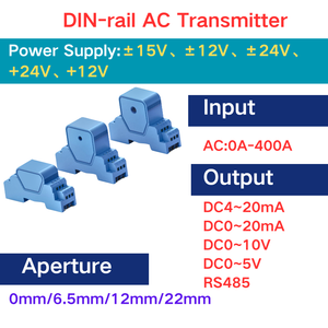 Vendita diretta in fabbrica 4 20ma Rs485 Dc sala trasmettitore corrente industriale sensore di corrente 0-300AC sensore di corrente 0-10v - Product Image 5