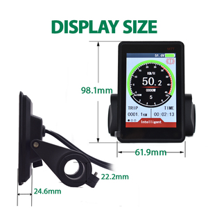 Pantalla LCD básica de velocímetro M7T para bicicleta eléctrica con modos PAS, indicador de batería, pantalla a Color, Ordenador de bicicleta - Product Image 4