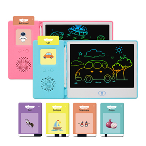 フラッシュカード付きLCDライティングタブレットマシン話すフラッシュカード学習玩具子供向け教育玩具電子機器 - Product Image 5