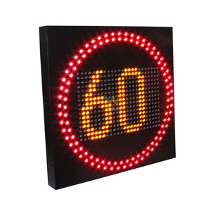 10 年工厂批发价格道路安全高速限速标志交通 Led 路标志 - Product Image 3