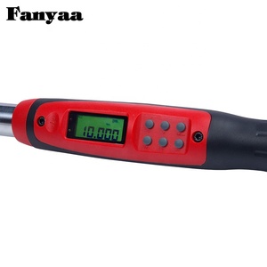 Fanyaa geri dönüşümlü dönüm soket anahtarı 1/4 inç cırcır el aracı 10Nm dijital 6 tuşları metrik ölçüm tork anahtarı - Product Image 3