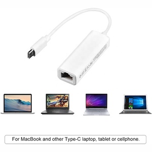 Adaptador convertidor de tarjeta de red con cable USB C tipo C a Ethernet RJ45 Lan 100Mbps - Product Image 4