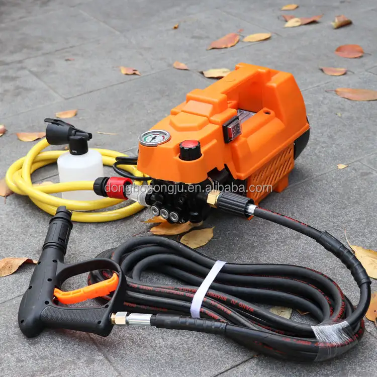 AC 110V 220V 2400W High Pressure Car Washer Máquina de lavar roupa com alta potência Water Pump Motor de indução