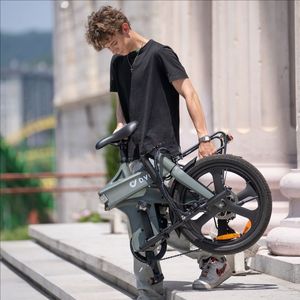US Stock DYU T1 Removable Battery Electric City <strong>Bike</strong> 26 Inch Folding Electric Bicycle 150km Range 250w 25KM/H <strong>E</strong> <strong>Bike</strong> - Product Image 6