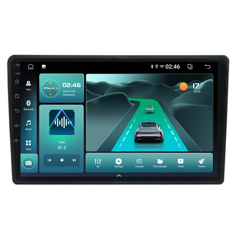 5G+2.4G dual band WIFI 2+64G car video player Bluetooth 5.4 For Audi A4 2000-2009 GPS navigation android radio Carplay