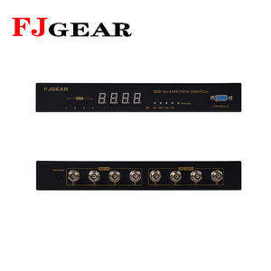 FJ-SDI404 Fjgear 4端口250兆赫矩阵切换器1080P高清3D风格电脑遥控金属Hdmi Sdi矩阵切换器12V - Product Image 3