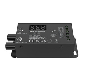 1CH 20A 12-24VDC CV V1 B Dual Knob Constant Voltage LED Dimmer <strong>with</strong> Digitaldipplay <strong>Controller</strong> - Product Image 2