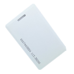 125KHz RFID T5577 ID 白色卡片翻盖厚门门禁控制接近 RFID 卡 - Product Image 1