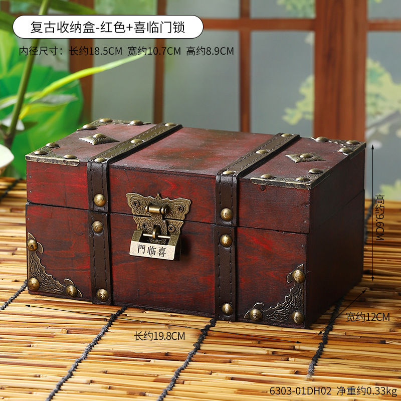 6303-01DH02--6303-Serrure de porte joyeuse rouge