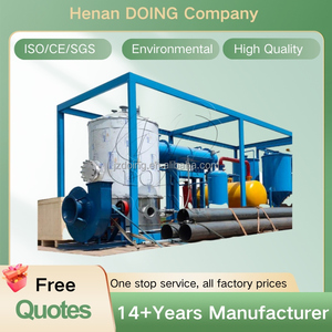 Yüksek verimli % plc cihazı kullanılmış motor yağı/atık ham petrol/Pyrolysis % yağ filtresi geri dönüşüm ve arıtma damıtma makinesi - Product Image 6