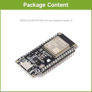 ESP32-C6 d'onda microcontrollore 160MHz processore Single-Core supporta lo sviluppo USB e UART con intestazione Pre-saldata - Product Image 2