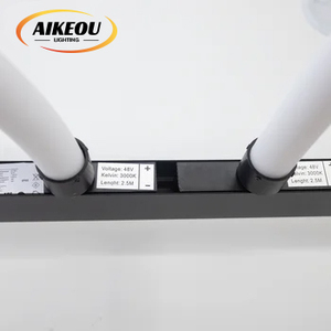 360 Degree Illuminated Round Tube Neon Strip Monochrome LED Light <strong>Source</strong> with Magnetic Track 220V/48V <strong>Input</strong> Voltage - Product Image 4