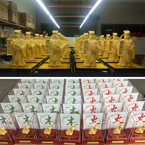 Tùy Chỉnh Đồ Trang Trí Vàng Trang Trí Nội Thất Chiến Tranh Chiến Ngựa Bức Tượng Tượng Vàng Điêu Khắc 12 Động Vật Mười Hai Trung Quốc Hoàng Đạo Ngựa - Product Image 2