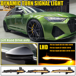 For <strong>Audi</strong> A6 C8 4K A7 4K8 <strong>A8</strong> D5 2018 - 2020 Flowing Water Flashing Mirror Lamp Dynamic Blinker <strong>LED</strong> Turn Signal Light Car Styling - Product Image 6