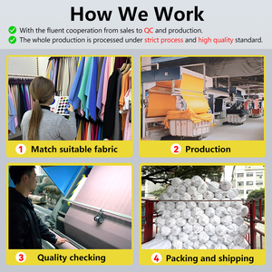 Vải Polar Fleece 330GSM, 70% cotton, 30% polyester, chất liệu dệt kim CVC, vải dệt kim giữ ấm có viền gân đồng bộ - Product Image 6