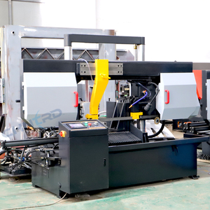 Kesme işleme otomatik büyük Metal şerit testere makinesi GSK4250 hidrolik demir testeresi makinesi - Product Image 3