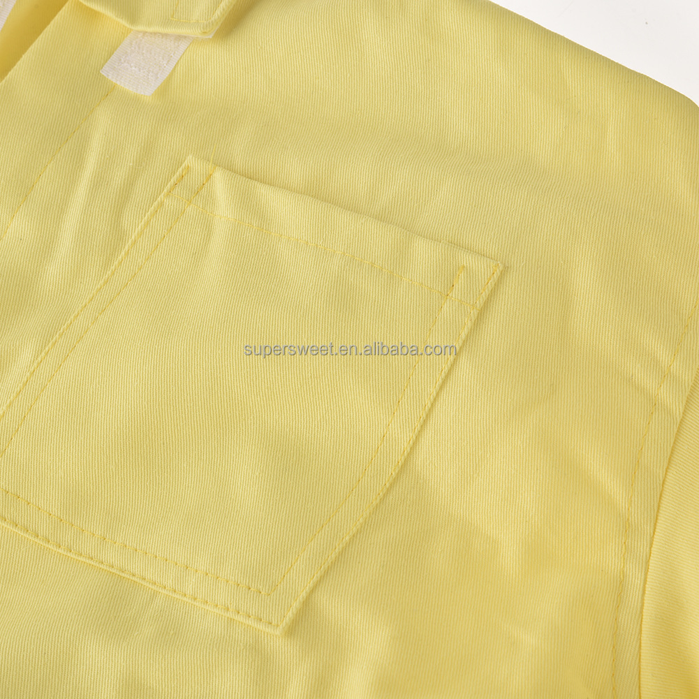 Apiculture Vented Beekeeping Clothing Suits ventilated Cotton Child Size Bee Suit Kids with Round Veil