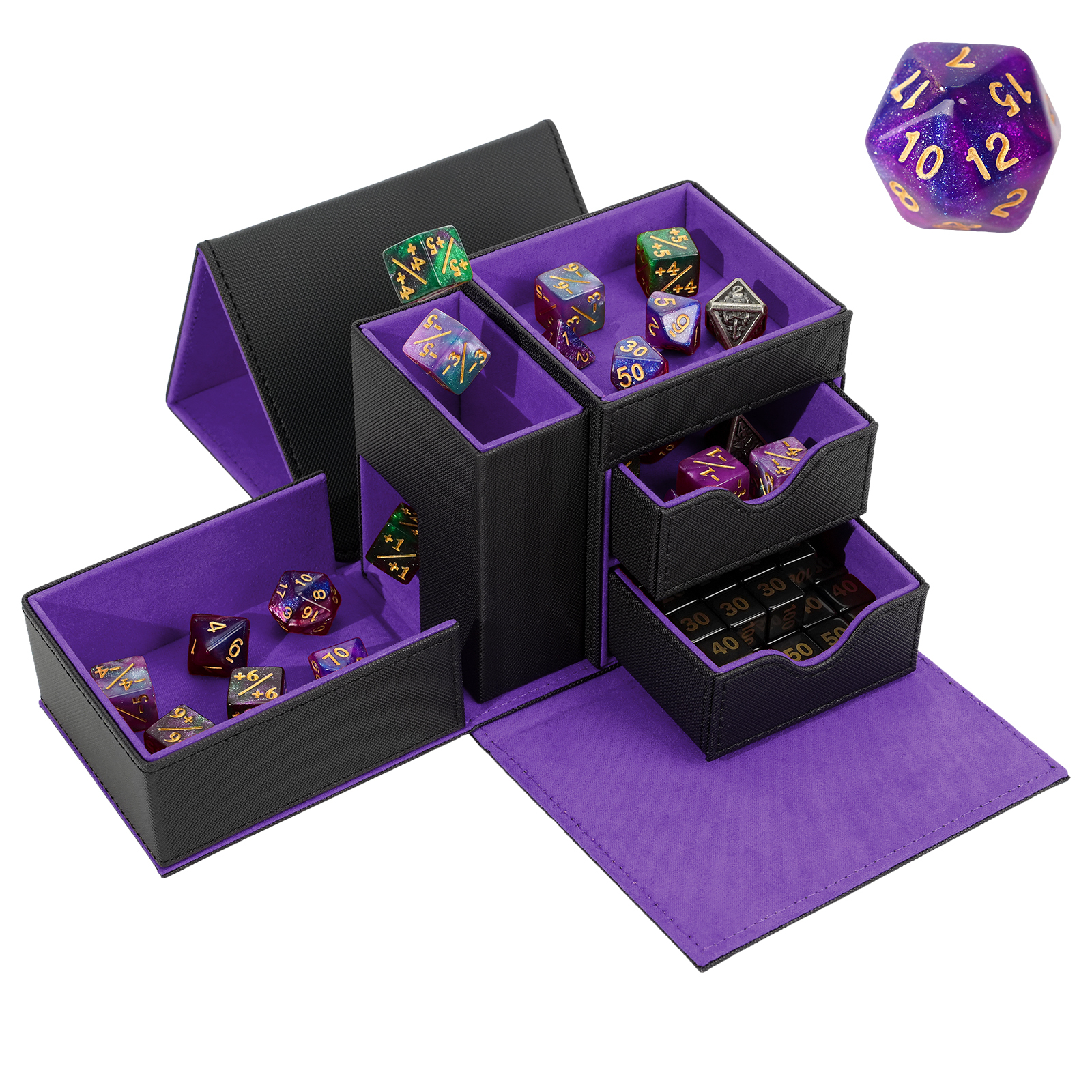 T344 noir violet
