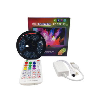 Großhandel Traum Farbe LED-Streifen Licht TV Hintergrund beleuchtung 150LEDs USB 5V IP20 IP65 Programmierung Magic Smart APP 38 Tasten Fernbedienung - Product Image 1
