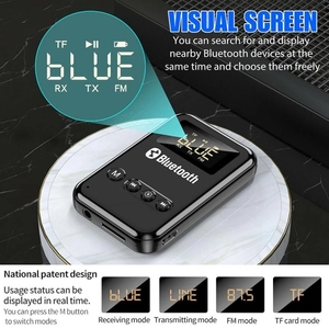 Receptor y transmisor USB A2DP AUX, adaptador inalámbrico con Bluetooth 5,0, conector RCA de 3,5mm, compatible con tarjeta TF, salidas FM para TV, PC y coche - Product Image 6